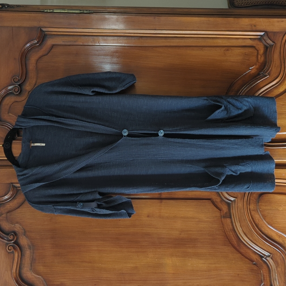 Free People Hoodie Cardigan Sweater